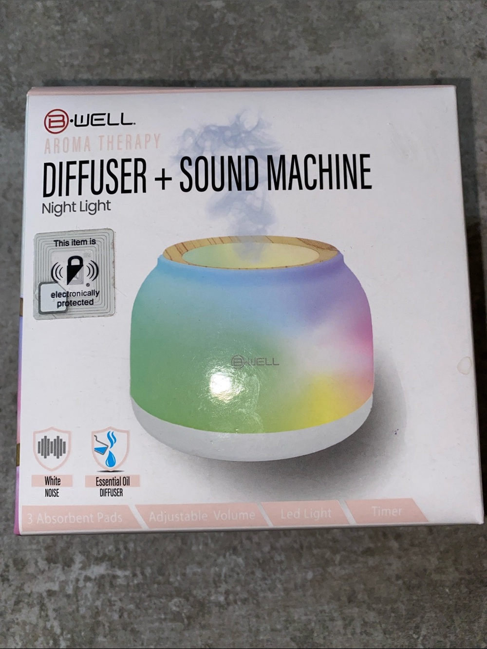 Multicolor Aroma Diffuser & Sound Machine Night Light